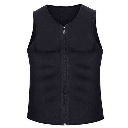 Compress Zipper Vest, Compression Shirts för män