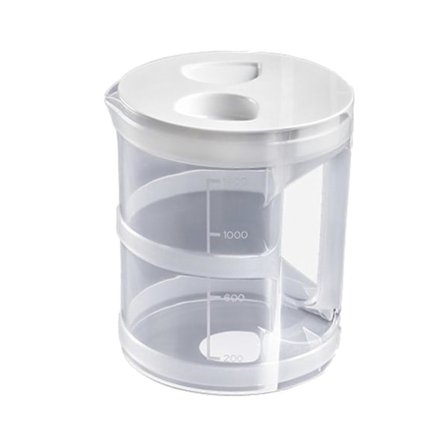 Jääkaapin oven vesikannu kahvalla, kannu kannella, täydellinen teen ja mehujen valmistukseen