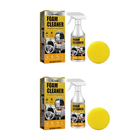 60 ml skumrengöring med rengöringssvamp säten innertak fläckborttagningsmedel för instrumentpanel bil