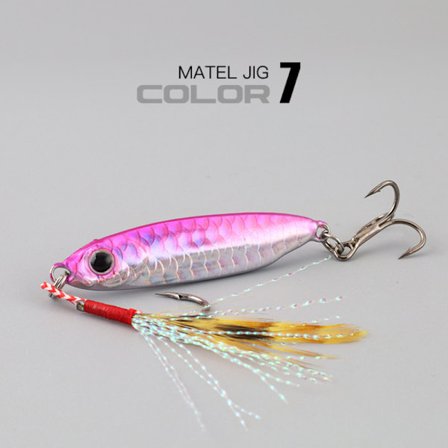 Fiskedrag 7g 10g 15g 20g 25g 30g Gjutning Jiggingdrag Gjutning