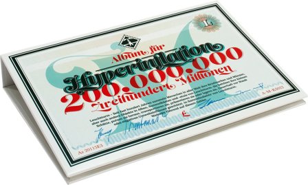 Leuchtturm Album med lommer til inflationspenge