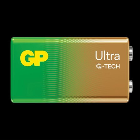 GP Ultra Alkaline 9V-battery, 1-pack