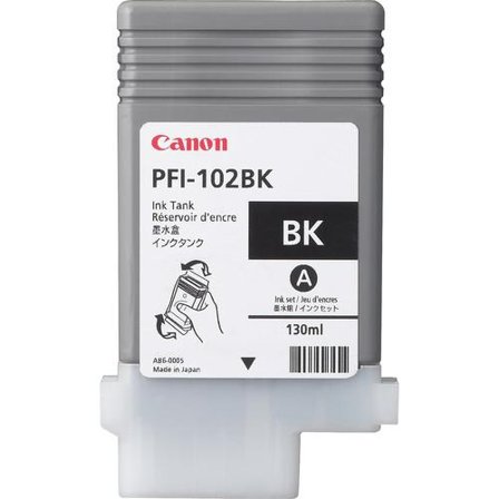 Canon PFI-102 BK - svart - original - blekkbeholder
