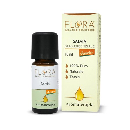 Flora Salvia olio essenziale 10ml BIO-DEMETER