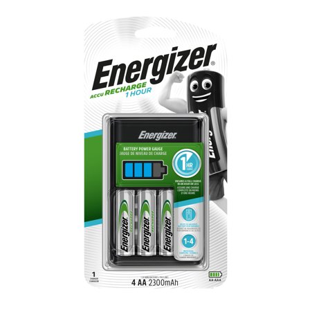 Energizer Accu Recharge Lader for AA/AAA, 2300 mAh, Elfordeling & strømforsyning