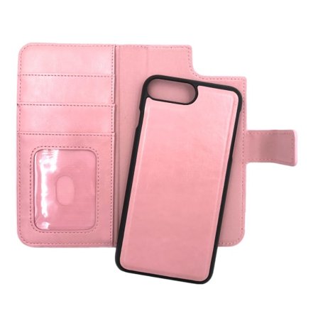 Magnet Case/Wallet "2 i 1" iPhone 8 PLUS - Flere farver Rosa