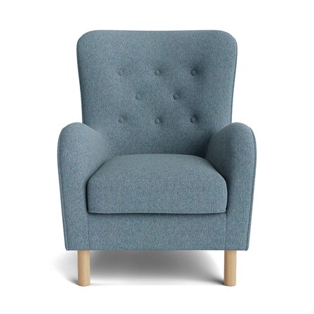 Vitra lænestol - Hygge Pastel Blå - 94x75x100 - Lænestol