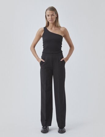 Modström Igor One Shoulder Top - Black - XS