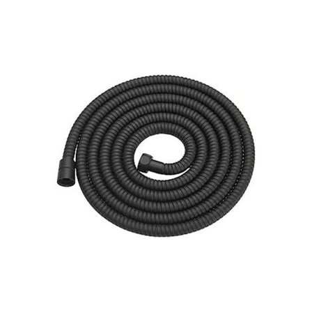 Universal 2m Sort Bruse slange i Rustfrit Stål, Anti-Twist og Anti-Korrosions Bruse slange, G1/2