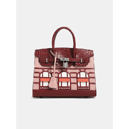 Klassisk pink niche house platinum taske skulder crossbody stor kapacitet taske til kvinder