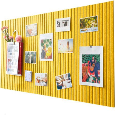 Itseliimautuva valokuvataulu - akustiikkapaneelit, seinäpaneeli, ilmoitustaulu valokuville, viesteille, koristeellinen huopa- ja korkkiseinäpaneeli