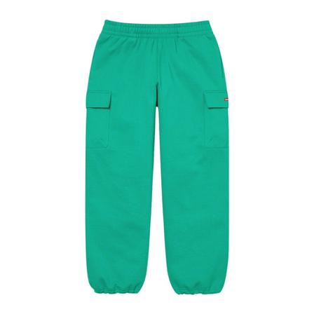 Supreme, Cropped Trousers Groen, Heren, Maat:M