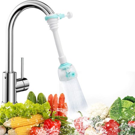 Svingbar kran for å forhindre sprut, hodeforlenger, justerbar lufter