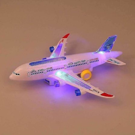 Elektrisk flyleketøy med musikk, lys og lyd - A380