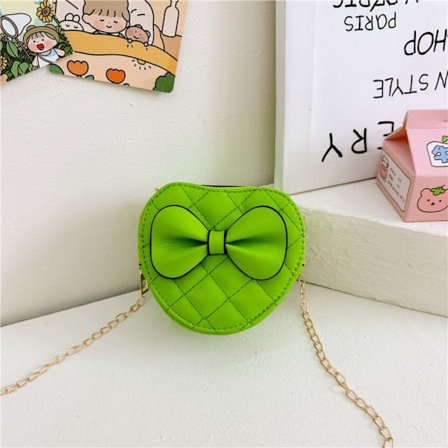 Piger Crossbody taske Børnehjerte håndtasker GRØN