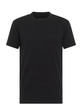 Style Aaron C Basic T-shirts Short-sleeved Svart MUSTANG*Betinget Tilbud