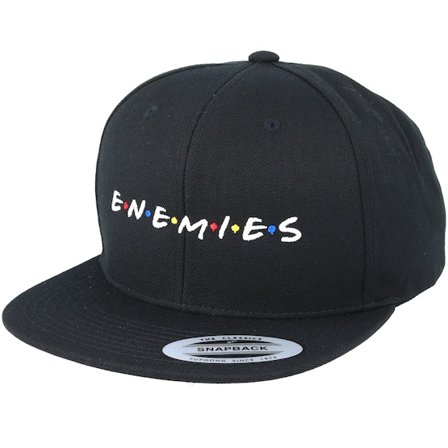 Scenes - Schwarz Snapback Cap - Enemies Black Snapback @ Hatstore