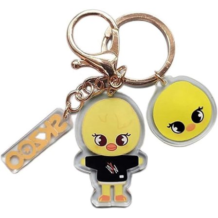 Kpop Merchandise, Skzoo Nøglering Felix Hyunjin Taske Ornamenter Tilbehør Nøglering, DUCK[D]