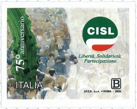 Italien - CISL 2025 - Postfrisk frimærke