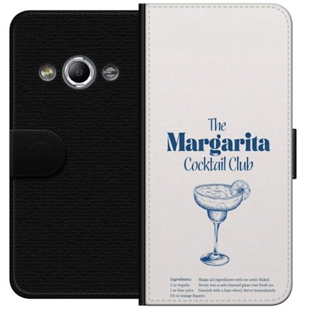 Yhteensopiva Lompakkokotelo Samsung Galaxy Xcover 3 Margarita-klubi klassisella cocktaileilla ja kesäisellä tunnelmalla