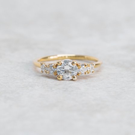 Gullviva, 18K Gelbgold : Diamanten - Laborgezüchtet, Karat - 0.30 kt