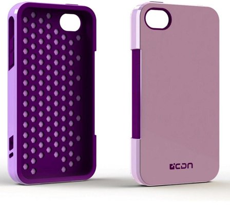 CC iPhone 4/4s Deksel Autocomb Lilla