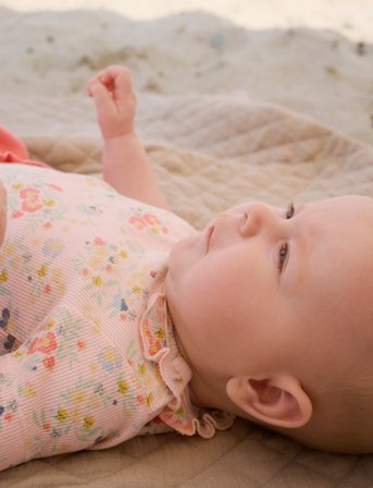 Minymo Body Ss Aop Rib - Pink - 68