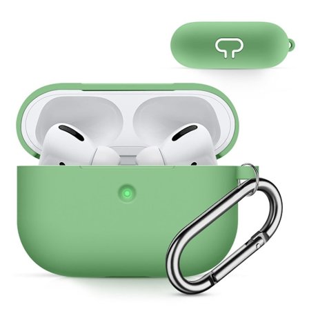 AirPods Pro tjockt silikonfodral - Mintgrön