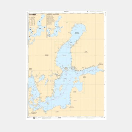 Carte marine hauturière Sjöfartsverket 2 Östersjön (Édition 2021)