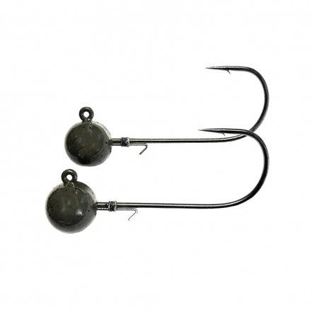 BFT Tungsten Jig Head, Green Pumpkin (2-pack) 5/0 - 18g