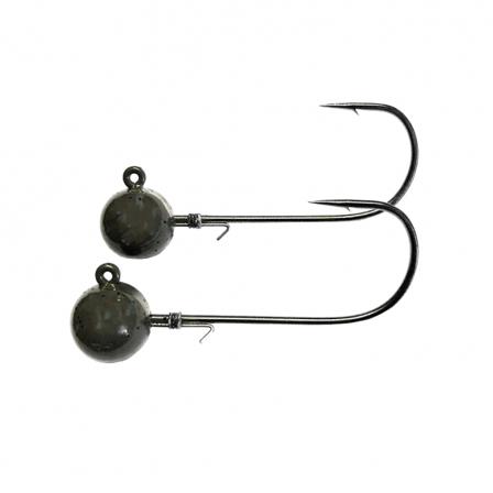 BFT Tungsten Jig Head, Green Pumpkin (2-pack) 3/0 - 7,2g