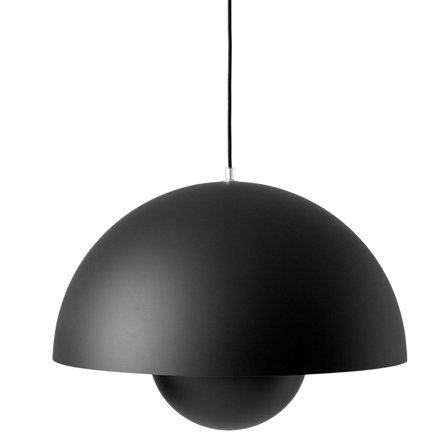 &Tradition Flowerpot VP2 taklampa 50 cm, mattsvart' - 'Andtradition | Inredning > Lampor > Taklampor > Pendellampor | Bagaren och Kocken