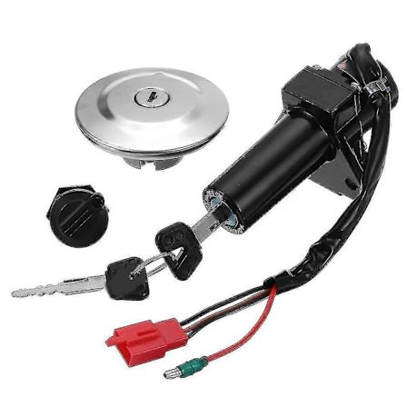 Ybr125 Ybr 125 2007-2014 Tenningslås Kompatibel med bryter Drivstofflokk Setelås Nøkkel