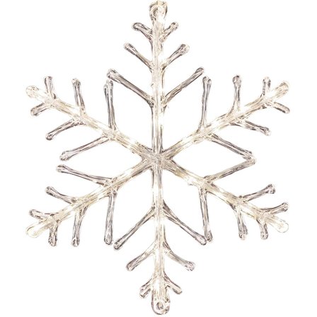 Konstsmide - Dekorasjonsfigur Snöflinga Transparent