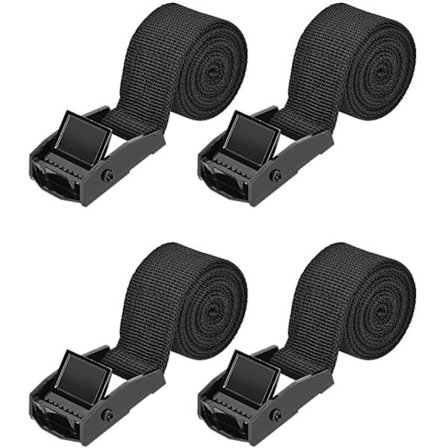 Spännband - 1,5 meter - Cykelspännband med klämspänne - 4 stycken - Spännband - klämspänne - Cykelspännband