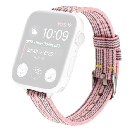 Apple Watch Series 6 / 5 44mm nylon watch band - Light Pink