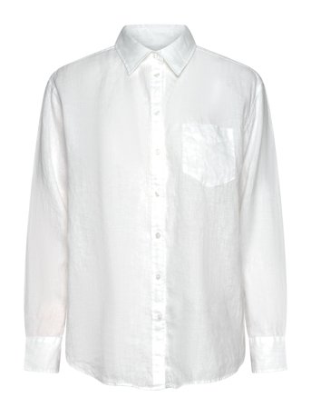 GANT Rel Linen Shirt - White - 34