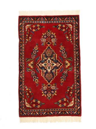 Keshan Rug Hand Knotted 73X115 Persia