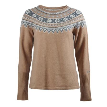 Skhoop Women ́s Scandinavian Sweater Women long-sleeved sweaters Beige XS