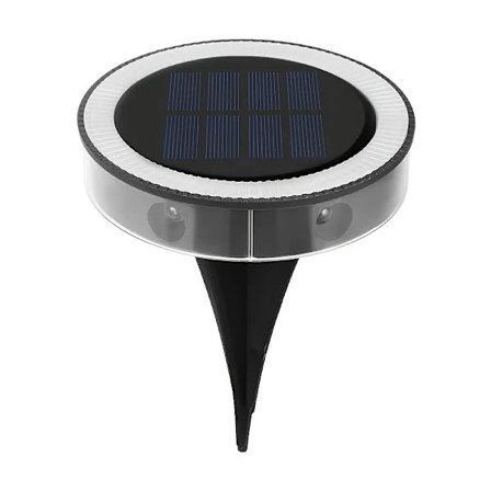 Solcelle stilamper - Vandtætte dekorative græsplænelamper med 6 LED'er til udendørs brug til have-, terrasse- og stibelysning