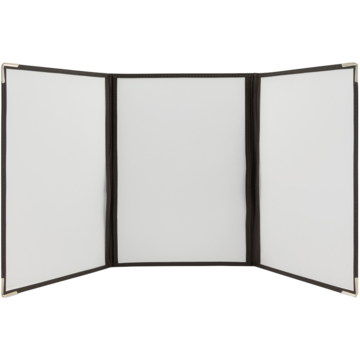 Menyhållare Crystal Trippel Securit A4