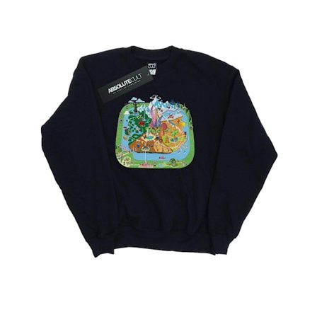 Disney Dam/Kvinnor Zootropolis City Sweatshirt S Svart