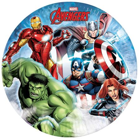 Avengers Paptallerkner 23 cm 8-pak