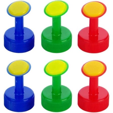 Flaske sprinkler 6 stk. Flaske top vanding Plast sprinkler enhed til 28 mm topflasker Vanding af frøplanter Havevanding