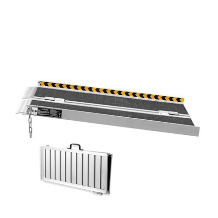 Bärbar Ramp för Rullstol - DUOKU - 2 Ben - Aluminium - 363 kg - Fällbar