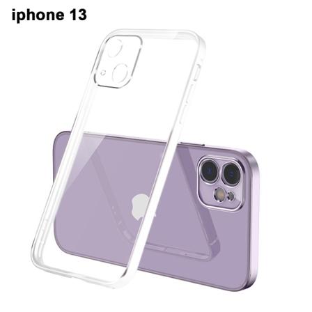 Kristallinkirkas yhteensopiva iPhone 12 iPhone 13 -kotelo, ei-kellastuva ohut istuvuus Ultraohut pehmeä silikoninen iskunkestävä yhteensopiva iPhone 