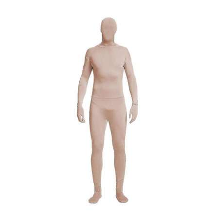 Spandexdragt Helkrops Forsvindingsmand Dragt Unisex Zentai Dragt (140CM, Hudfarve)