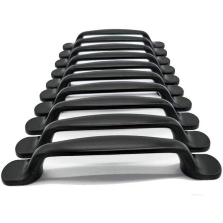 20 st Köksluckhandtag Skåp Låda Sovrums Möbeldrag Centrumavstånd 96mm, Aluminium, med skruvar