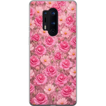 Yhteensopiva Puhelinkuori OnePlus 8 Pro Petal Reverie Blush Rose
