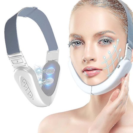 Dubbelhaka Reducer Maskin, Ems Ansiktslyft Maskin, Elektrisk V-face Shaping Beauty Belt, Stramande Ansiktsmassageapparat